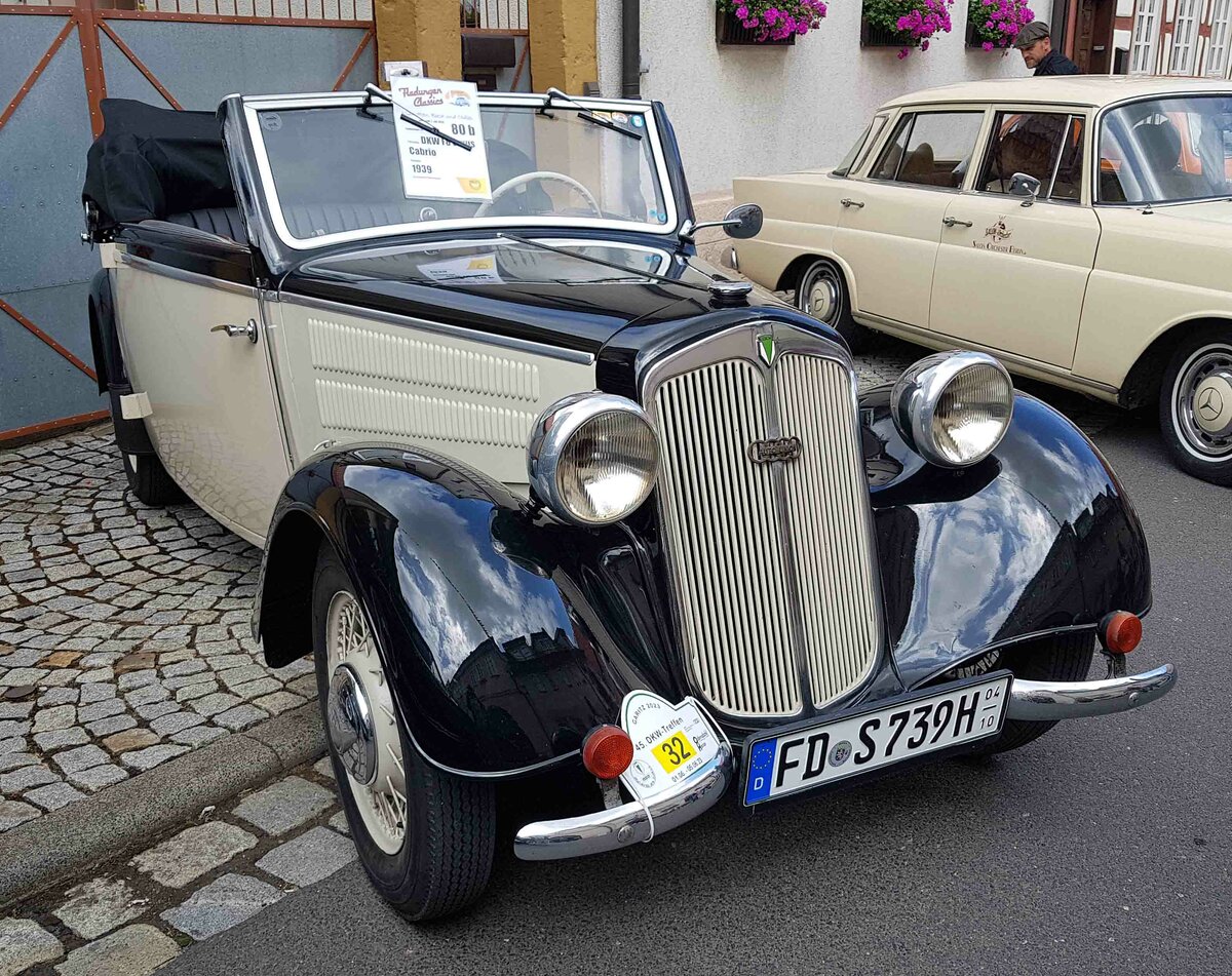 =DKW F8 Luxus, Bj. 1939, präsentiert bei den Fladungen Classics, 07-2023