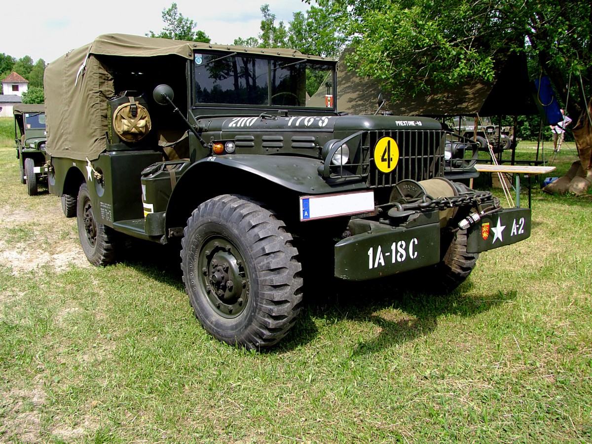 DODGE TRUCK 3/4Ton; 4x4; Model:WC-52USA;Baujahr 1953; hat sich im WK-II Camp in Ampflwang eingefunden; 130622