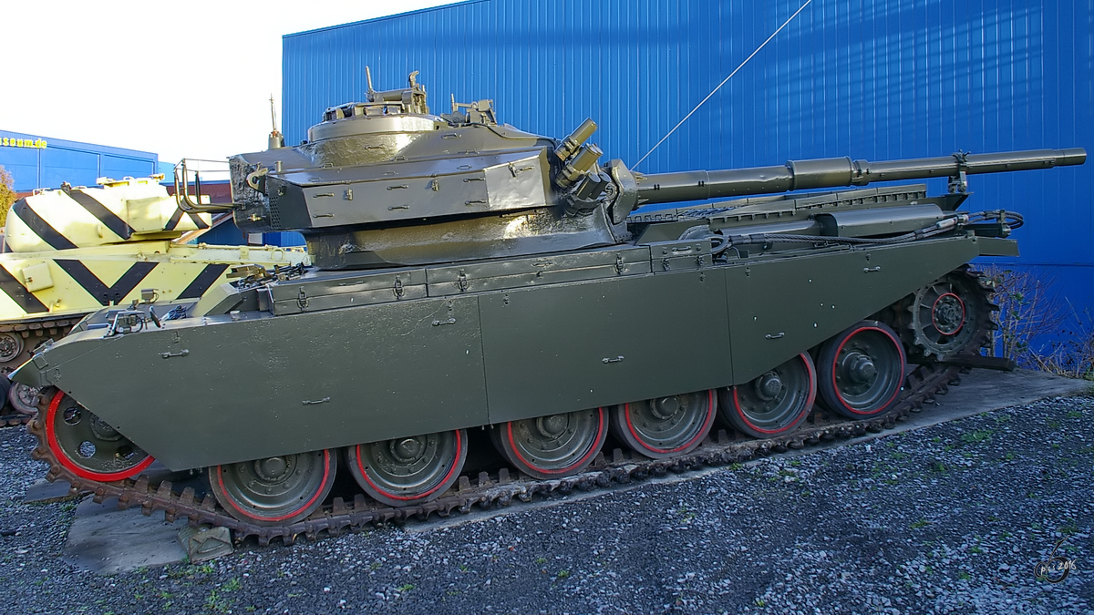 Ein britischer Kampfpanzer Centurion im Auto- und Technikmuseum Sinsheim. (Januar 2007)