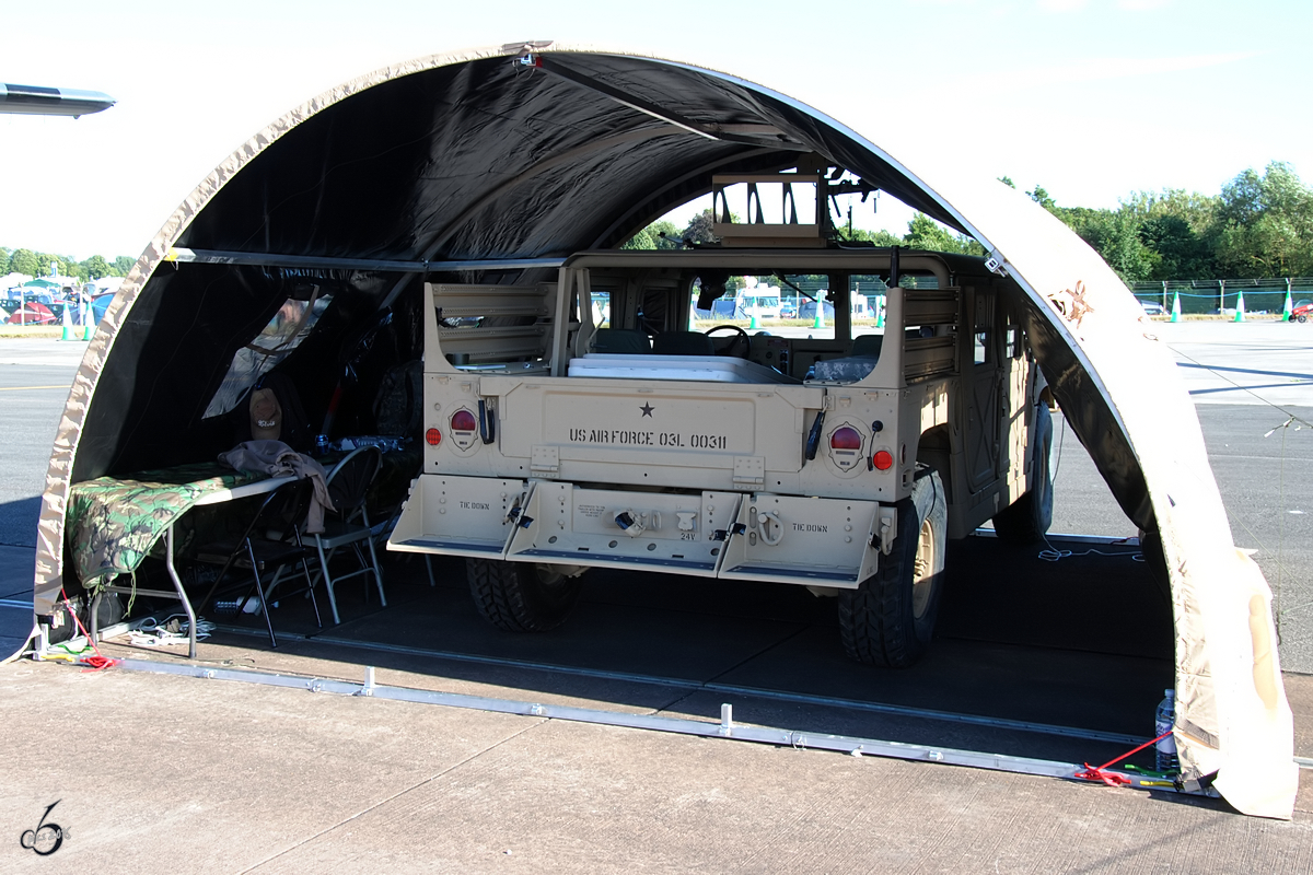 Ein Humvee der Amerikanischen Luftwaffe. (Fairford, Juli 2010)