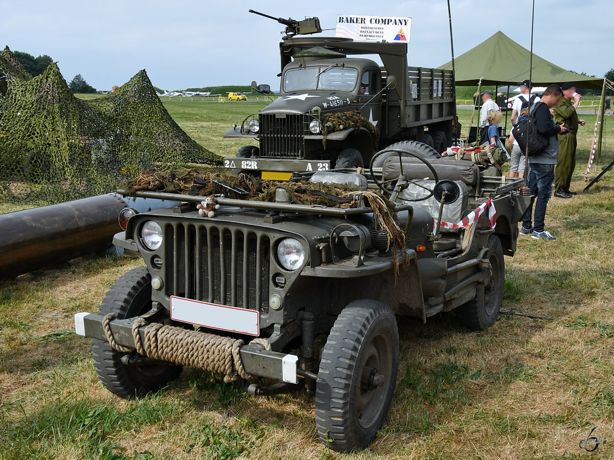 Ein Willys MB ¼-ton 4×4 Anfang Juni 2018 in Aalborg.