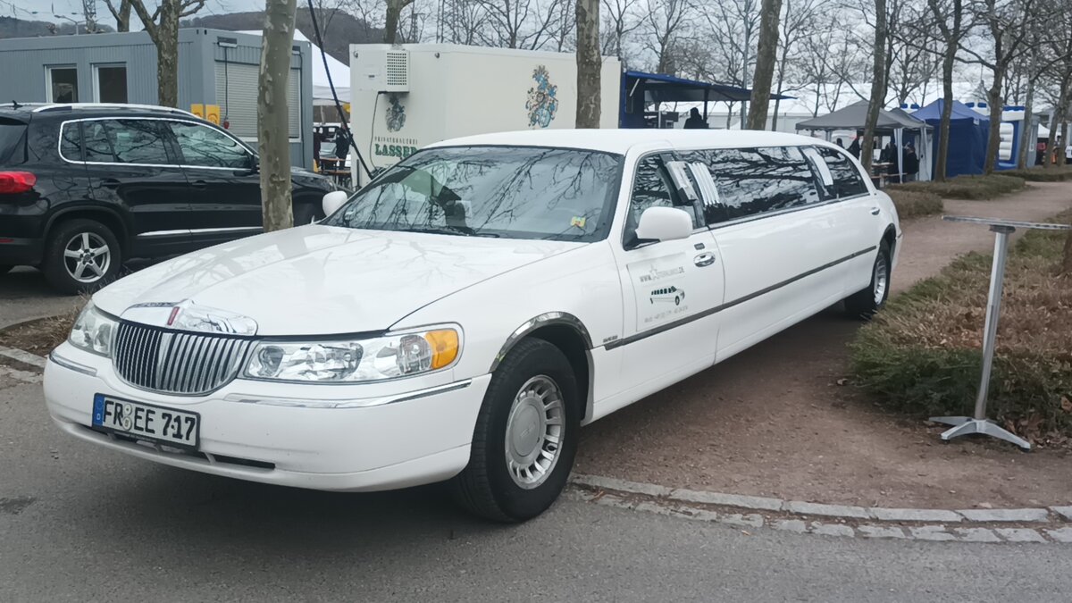 eine Cadillac Limousine am 19.03.23 auf der Regio Messe in Lörrach