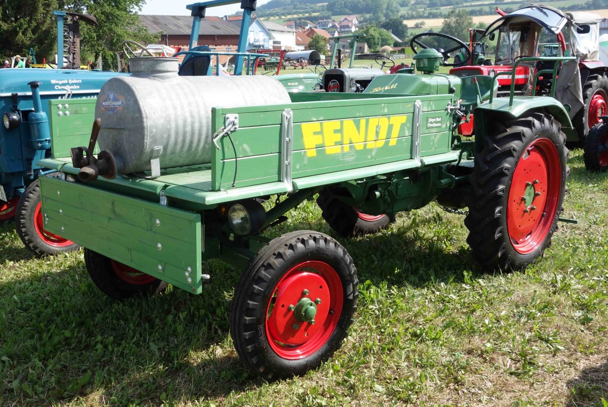 Fendt GT, ausgestellt beim Oldtimertreffen in Eiterfeld-Ufhausen im Juli 2015