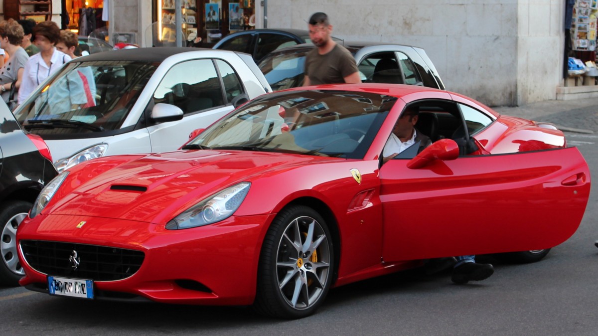 Ferrari am 26.10.2013 in Rom.
