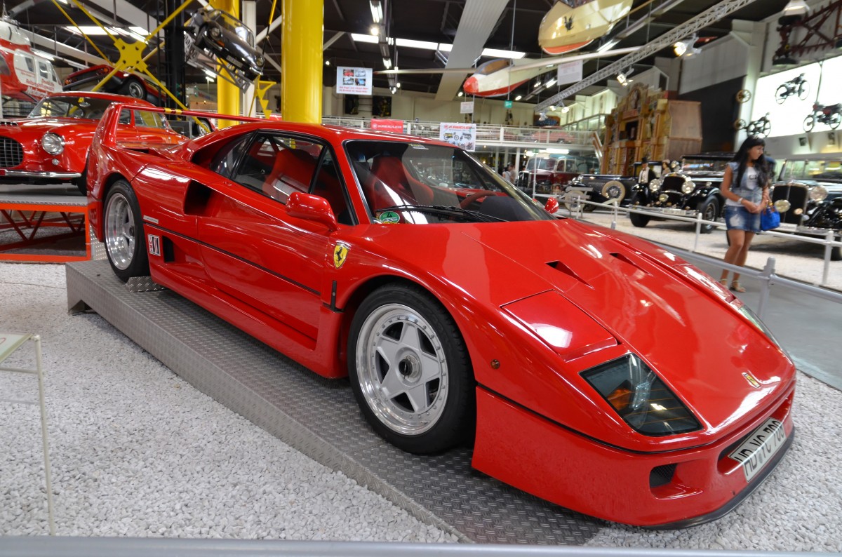 Ferrari F40,Produktionszeitraum: 1987 bis 1992, Auto & Technik MUSEUM SINSHEIM, 09.09.2014