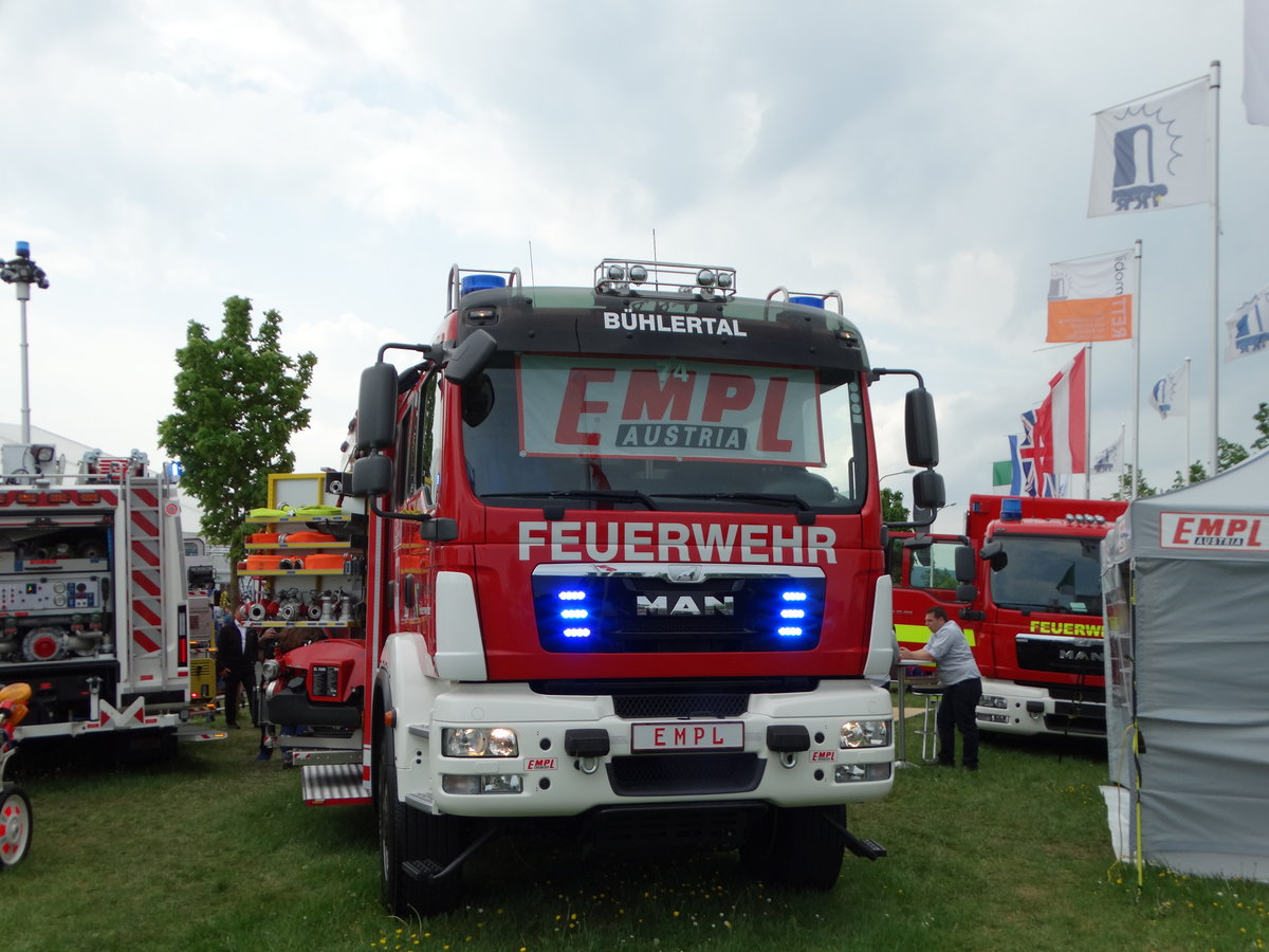 Feuerwehr Bühletal MAN TGM GW-T am 13.05.16 auf der RettMobil in Fulda