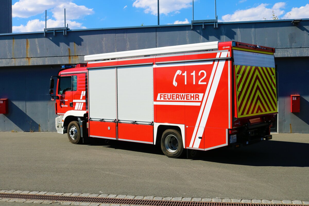Feuerwehr Groß Gerau MAN TGM GW-G am 03.07.22 beim Tag der offenen Tür