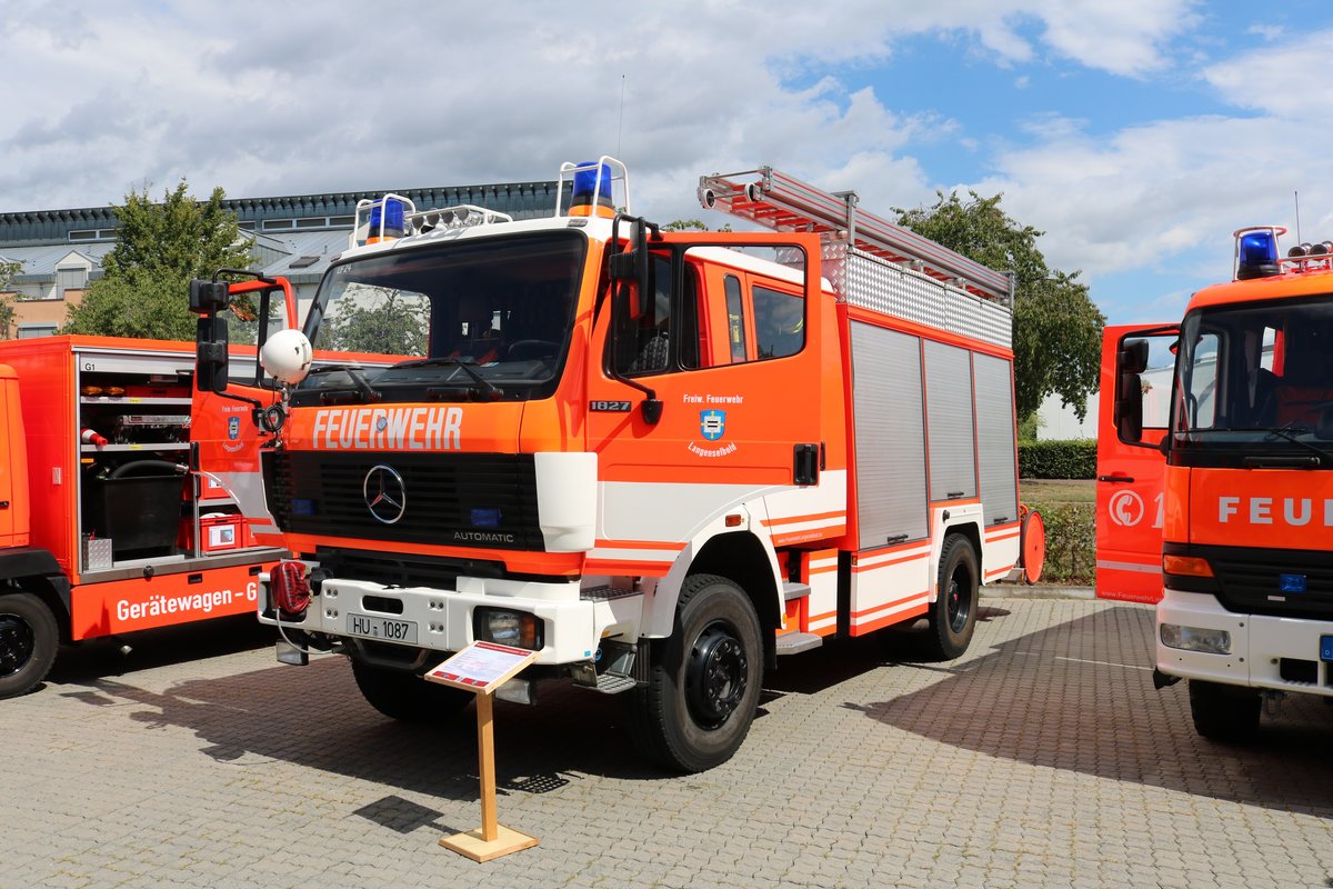 Feuerwehr Langenselbold Mercedes Benz HLF20 am 18.08.19 beim Tag der offenen Tür 