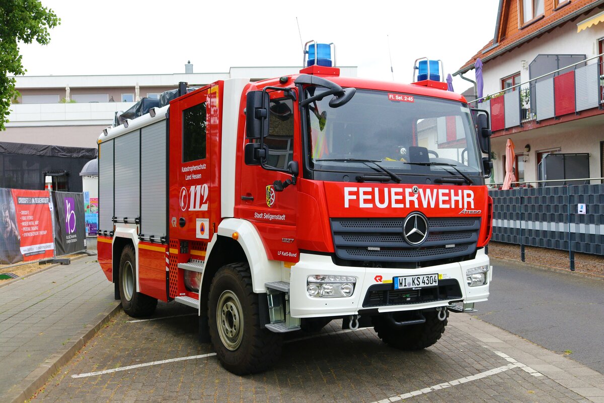 Feuerwehr Seligenstadt Froschhausen Mercedes Benz Atego LF20 Kats am 01.07.23