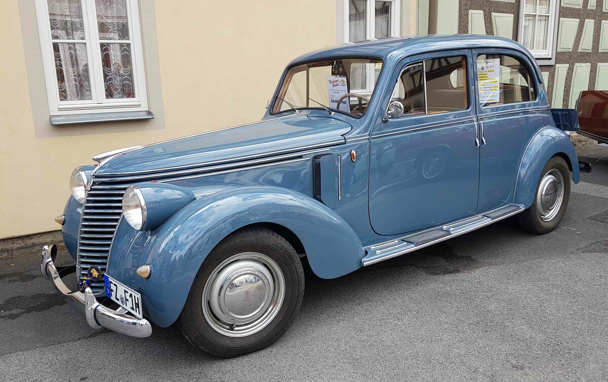 =Fiat 1500 D  Berlina , Bj. 1949, 1498 ccm, 47 PS, gesehen bei den Fladungen Classics 2023 im Juli 23