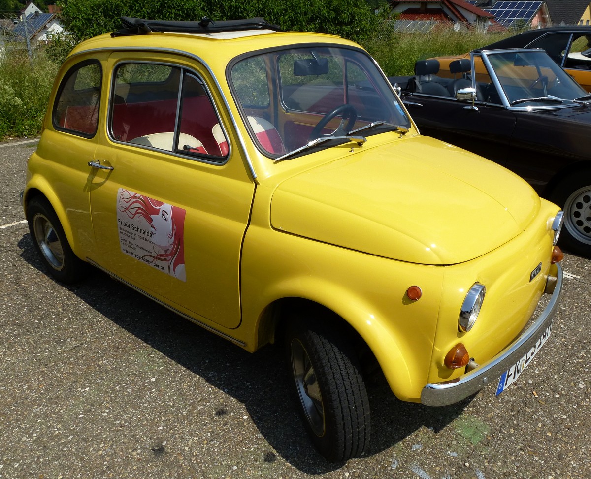 Fiat 500, Oldtimertreff Oberwinden, juni 2015
