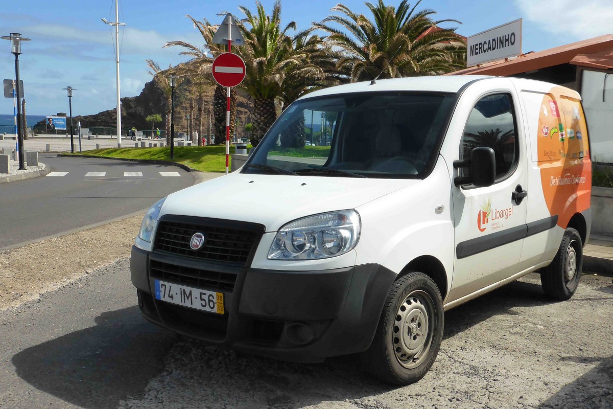 Fiat Doblo von  LIBARGEL  unterwegs auf Madeira im März 2015