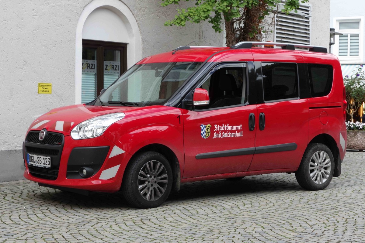 Fiat Doblo vom Stadtbauamt Bad Reichenhall, Juli 2015