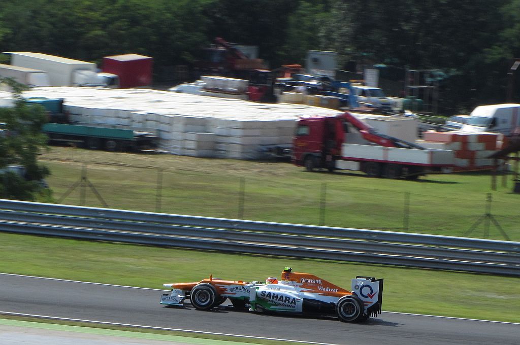 Force India Formel 1 Wagen. Fotograf: 29.07.2012 Formel-1 Rennen.