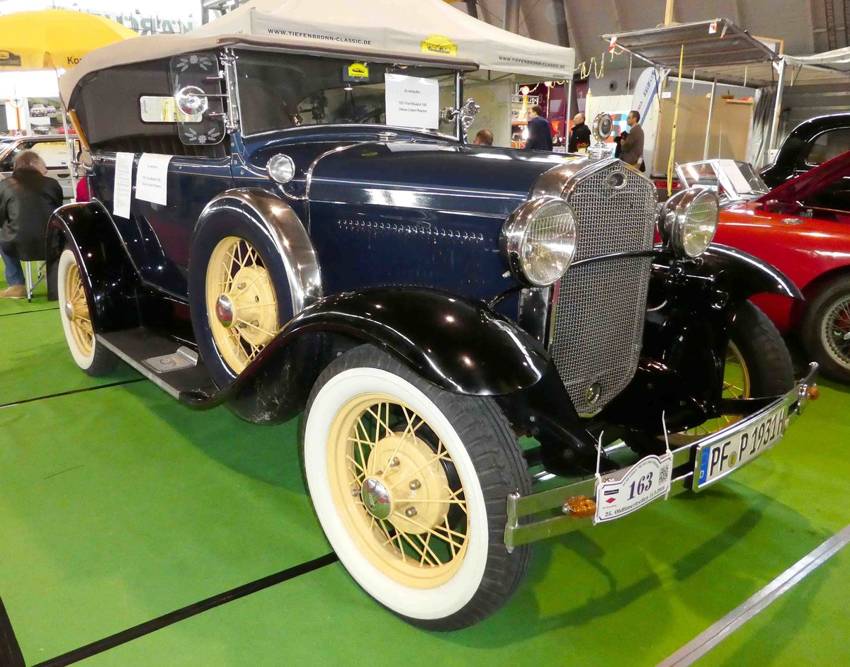 =Ford A 180, Bj. 1931, gesehen bei der Retro Classic in Stuttgart - März 2017