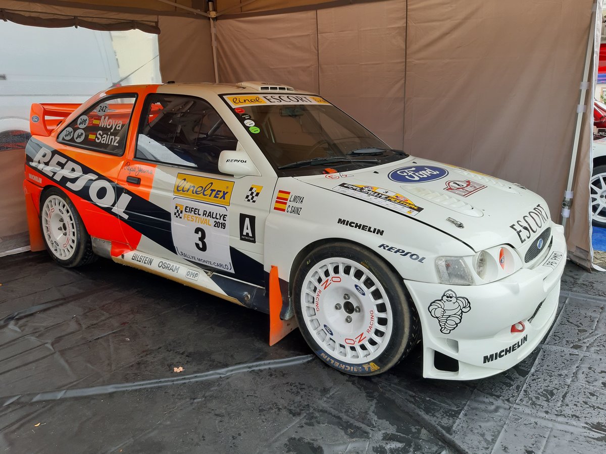 Ford Escort RS WRC, ursprünglich gefahren von Carlos Sainz und Luis Moya bei der Rallye Monte Carlo 1997 (Eifel Rallye Festival, 19.07.2019)