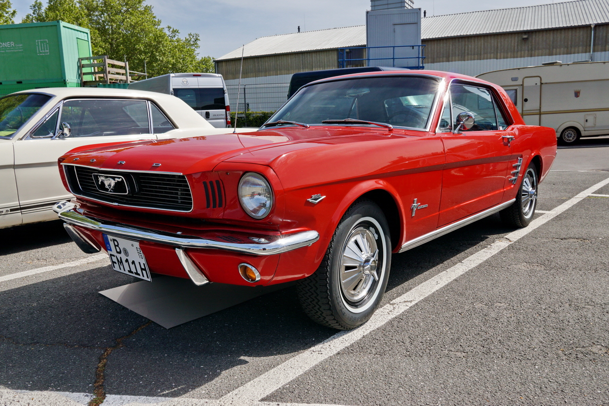 FORD Mustang GT. Baujahr 1965. 4728ccm und 271PS. Foto:32. Oldtimertage Berlin-Brandenburg; 13.05.2019