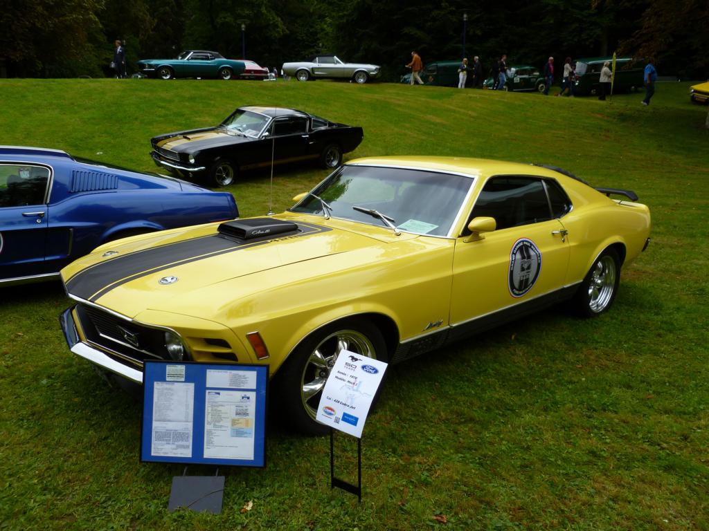 Ford Mustang Mach 1 Coupé (Baujahr 1970) bei den Luxembourg Classic Days in Mondorf am 31.08.2014