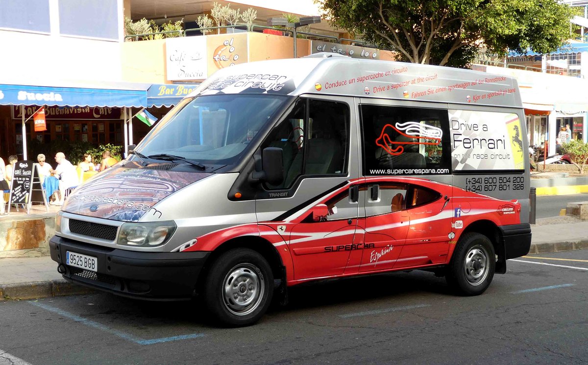 =Ford Transit, gesehen auf Gran Canaria im Januar 2017