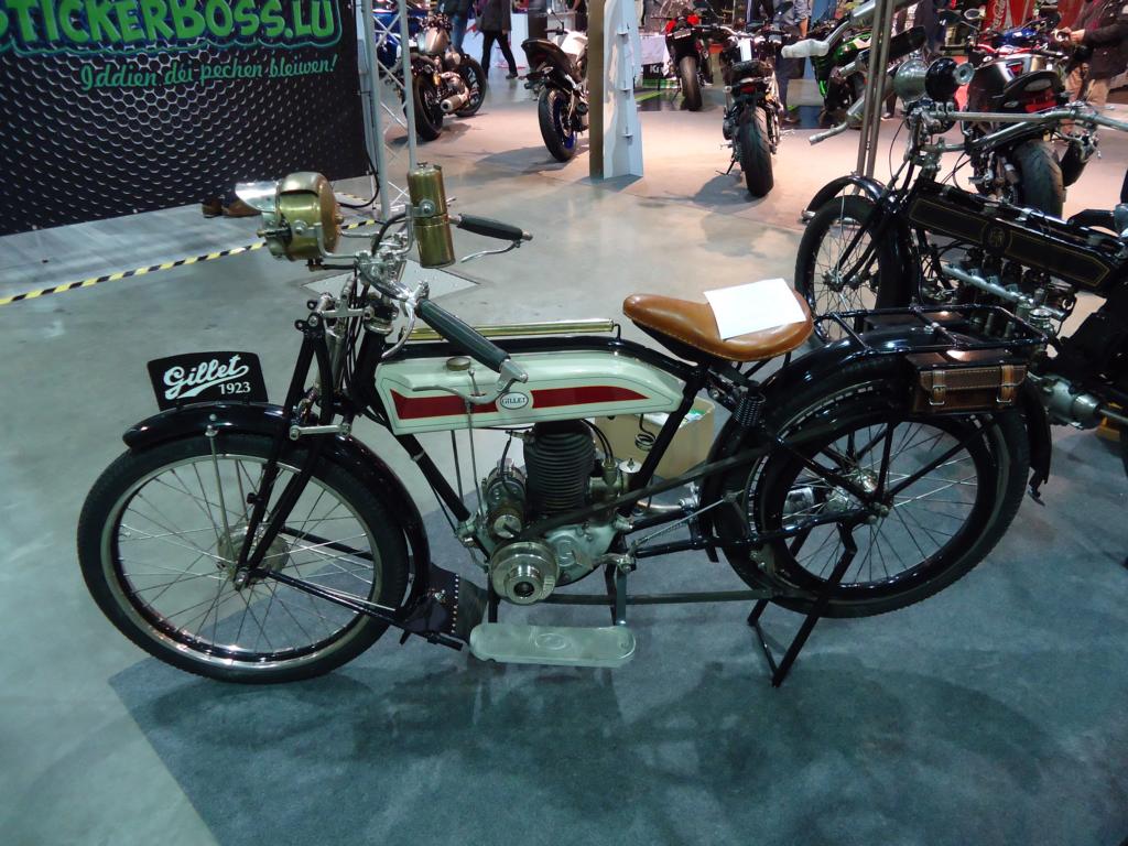 Gillet Motorrad auf der International Motor Show in Luxembourg am 13.12.2014