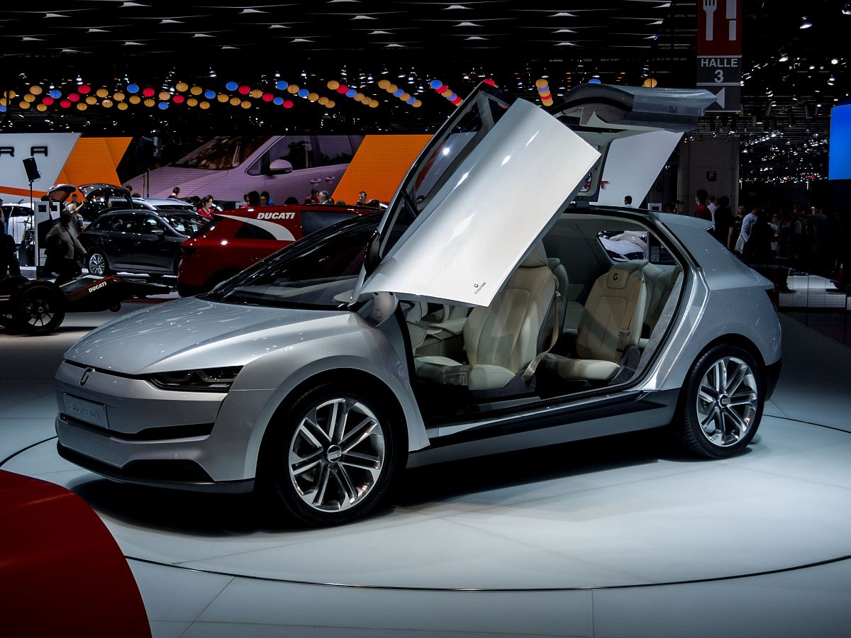 Giugiaro Clipper, Designstudie von Italdesign Giugiaro für VW, gesehen auf dem Genfer Autosalon, März 2014.
