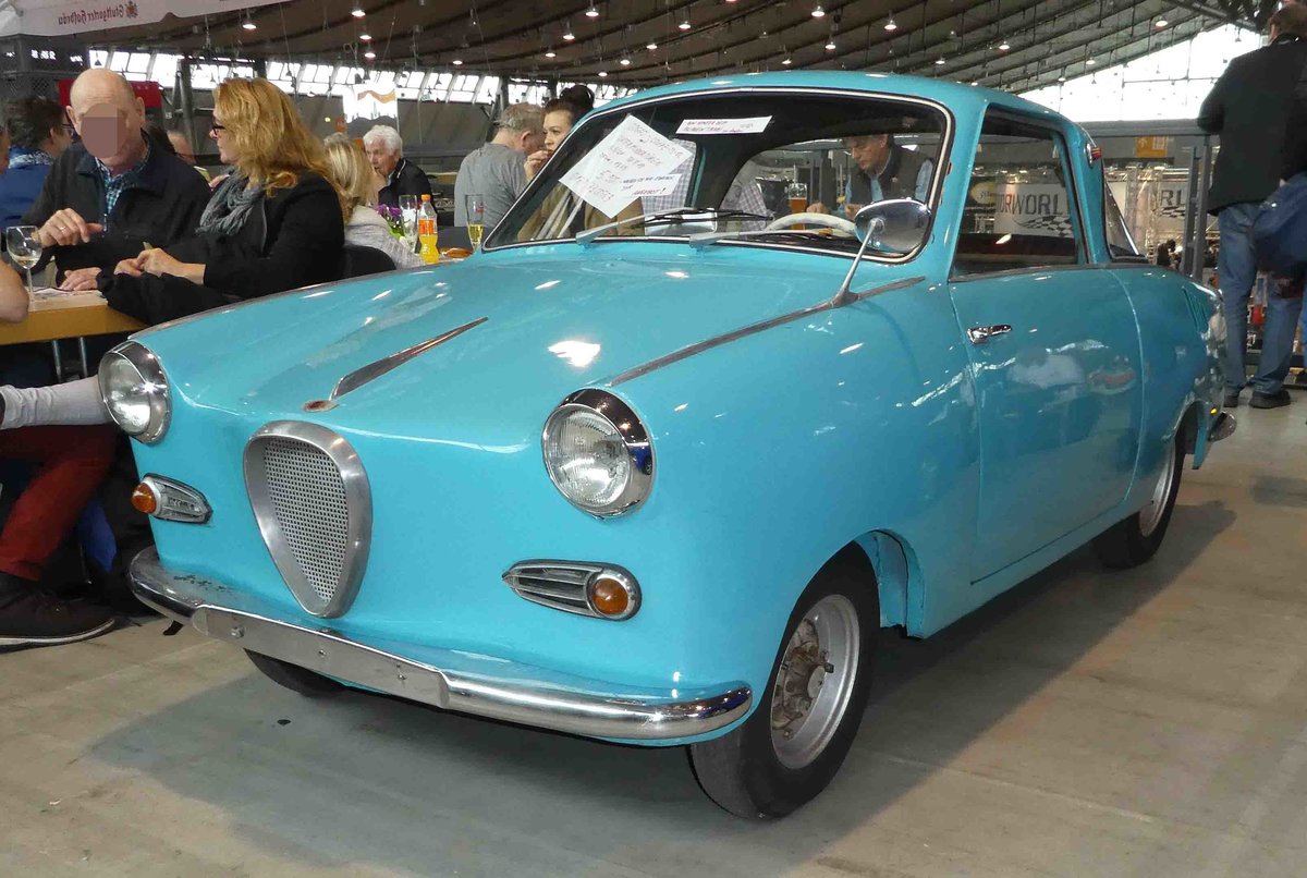 =Glas Goggo Coupe, Bj. 1961, steht zum Verkauf bei den Retro Classics in Stuttgart, 03-2019