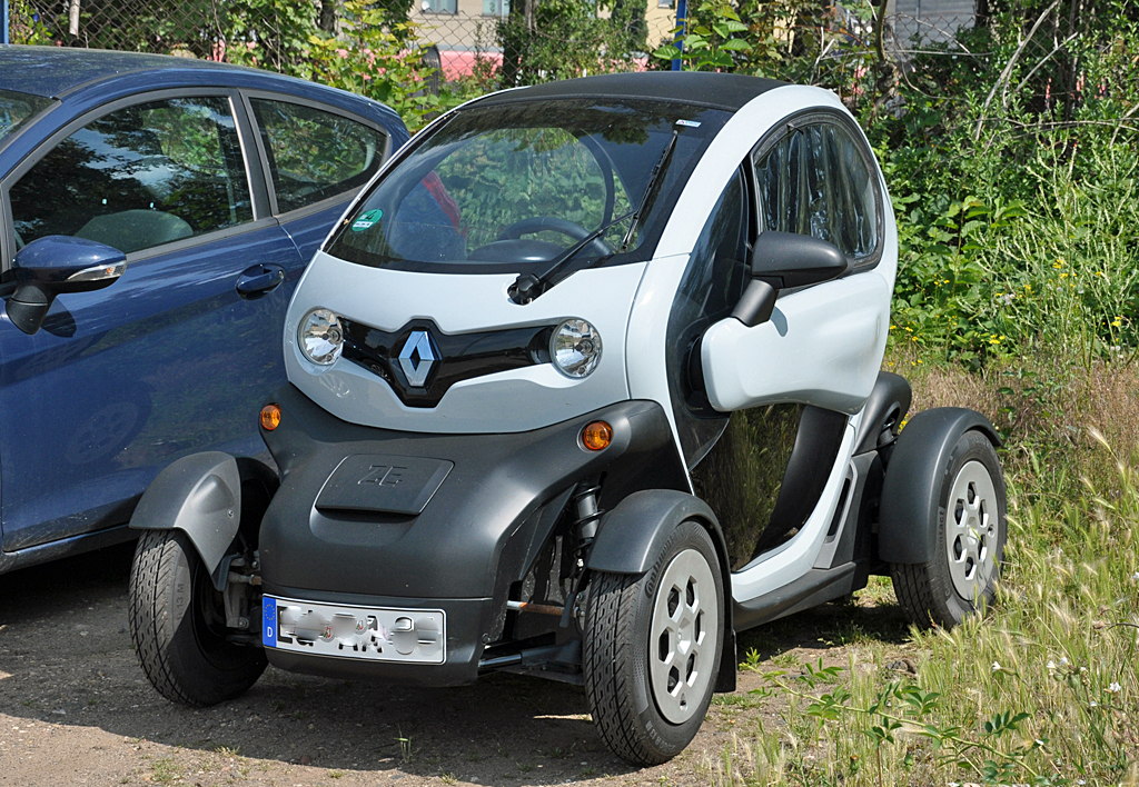 Hlich, aber umweltfreundlich, Renault TWIZY, Euskirchen 17.07.2013