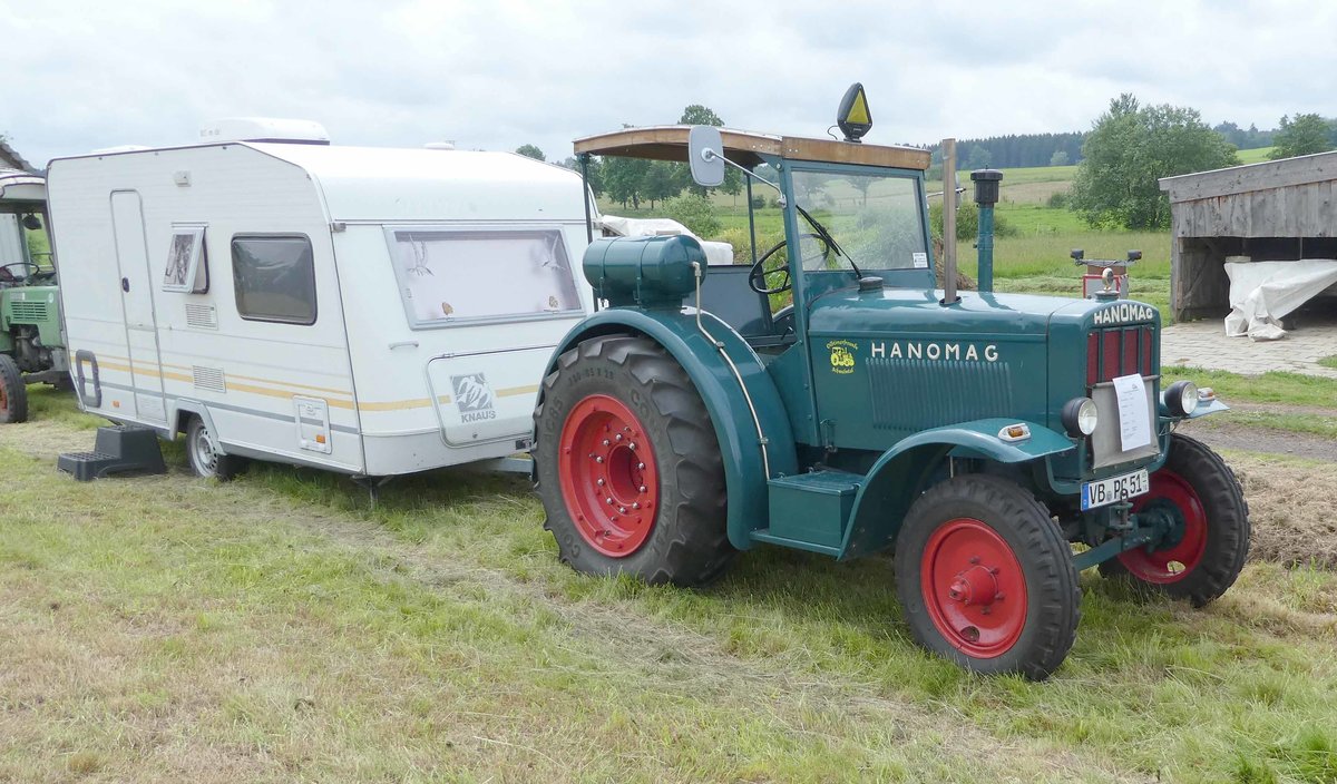 =Hanomag R 40, ausgestellt bei der Oldtimeraustellung vom Landmännerverein Bermuthshain im Juni 2019