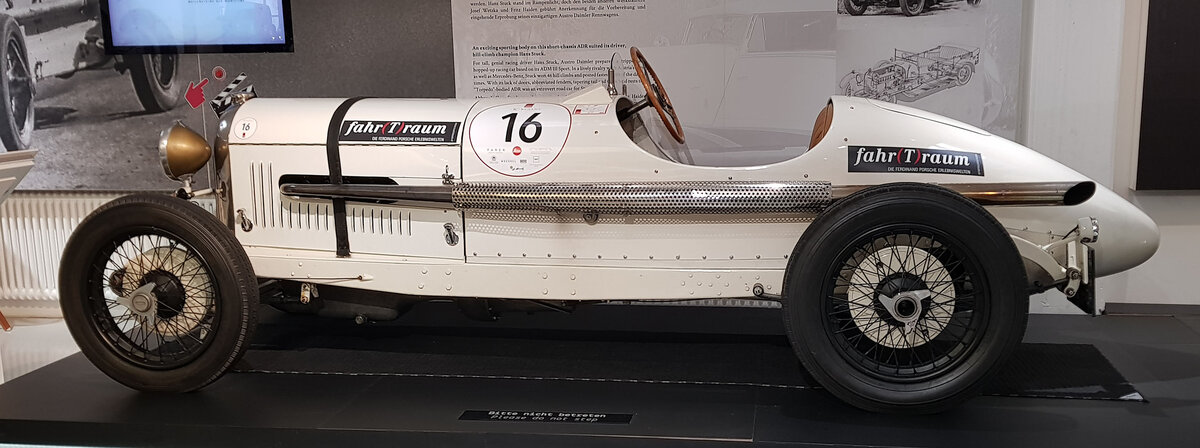 =Hans Stuck ADM-R Rennwagen, Bj. 1929, 2998 ccm, 100 PS, 150 km/h, steht im Museum  fahr(T)raum - Ferdinand Porsche  in Mattsee/Österreich, Juni 2022  