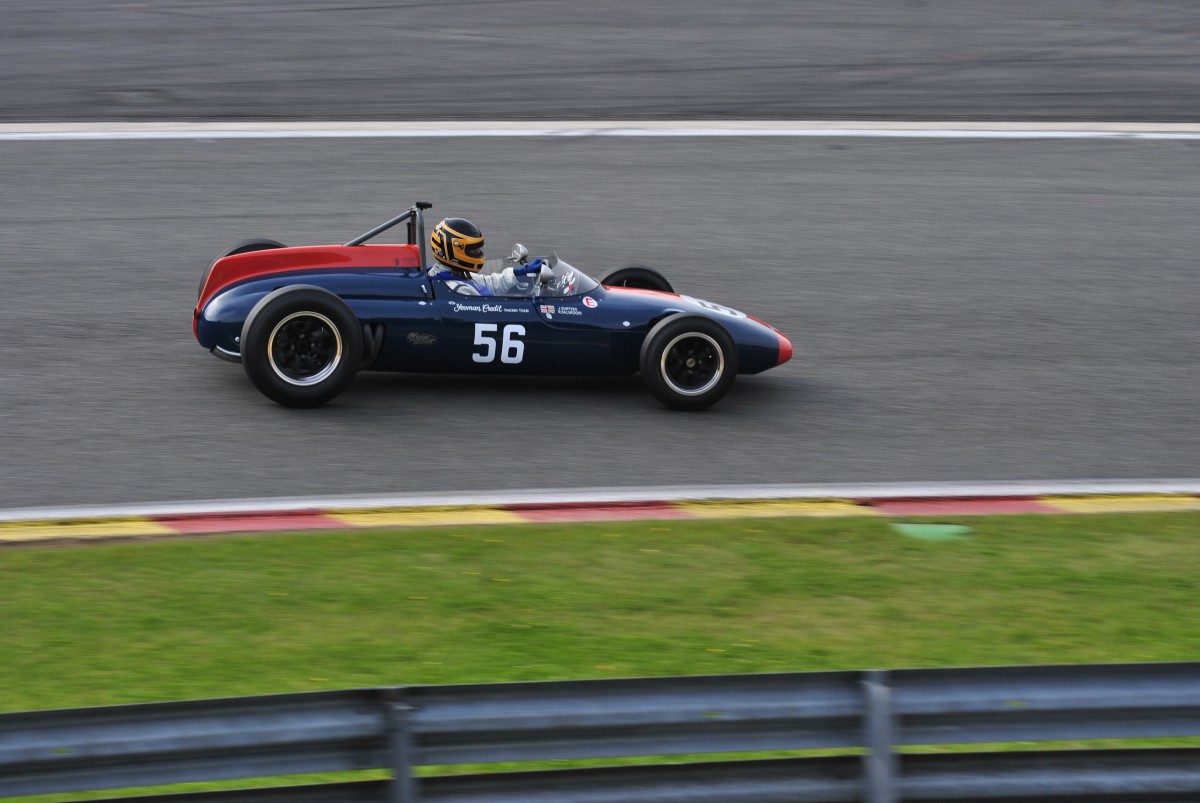 Historic Grand Prix Cars Rennen,  
beim Spa 6h Classic am 21.9.2013
COOPER T56  Bj. 1961 ccm 1475