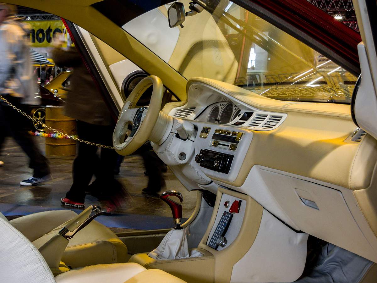Honda Civic (fünfte Generation), Innenraumaufnahme. Auto Motor und Tuning Show, März 2014