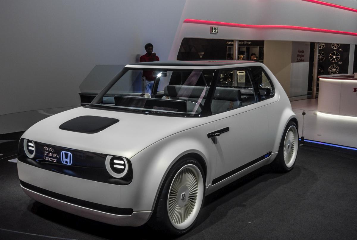 Honda Urban EV Concept (Retro), ausgestellt auf der IAA 2017 Frankfurt Motor Show (September 2017). 
