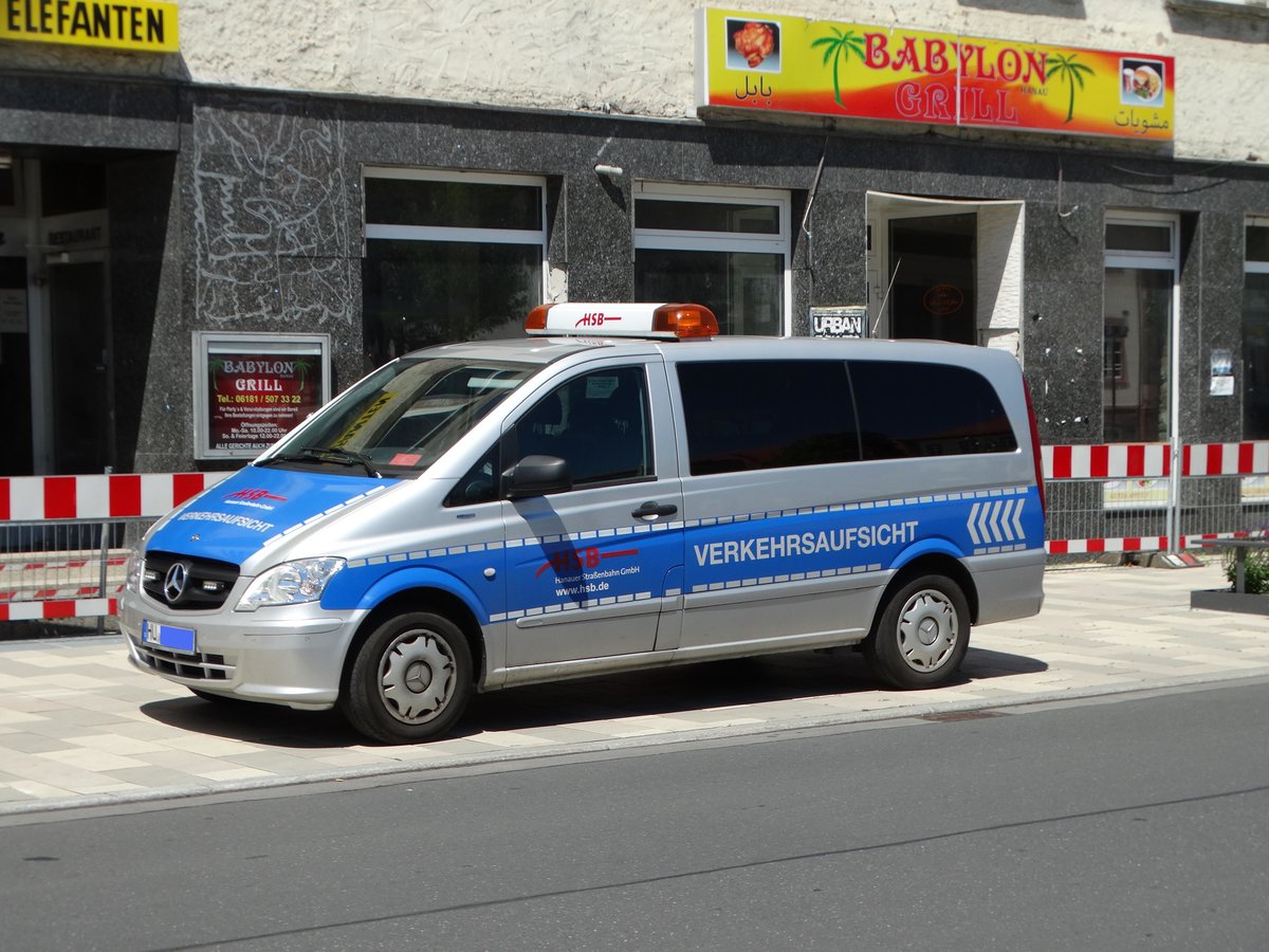 HSB Mercedes Benz Vito Verkehrsaufsicht am 23.06.16 in Hanau
