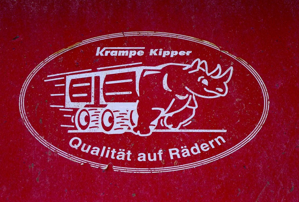 Krampe, die 1981 in Westfalen gegrndete Firma baut Anhnger, Sattelauflieger, Kipper u.m.,Juli 2017