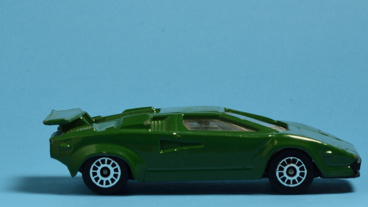 Lamborghini Countach , Made in China. Tabletop Fotografie im Dez.2020