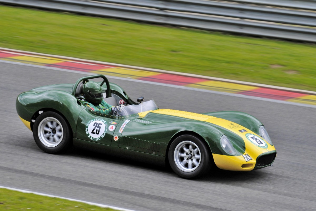Lister Jaguar D, Bj.:1965 ccm 3800, bei den Spa Summer Classic 16.6.2013