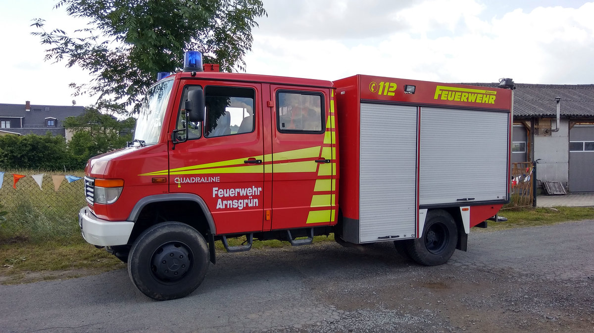 Löschfahrzeug TSF-W der Freiwillige Feuerwehr Arnsgrün. Foto 10.06.17