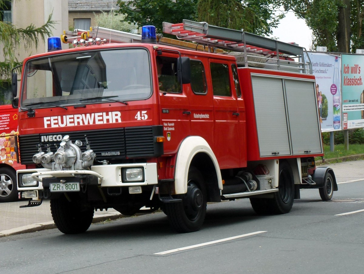 Lschgruppenfahrzeug LF 16/TS der Freiwillige Feuerwehr Zeulenroda. Foto 01.09.2013