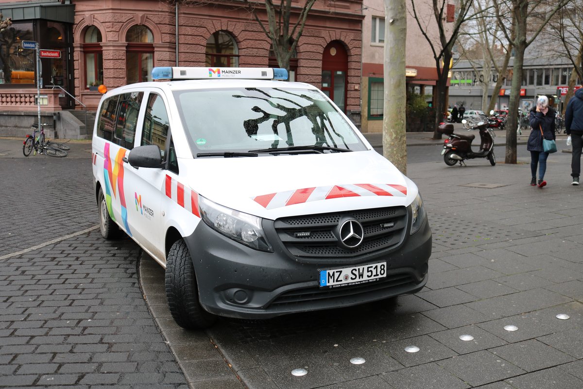 Mainzer Mobilität Mercedes Benz Vito am 01.02.20 in Mainz 