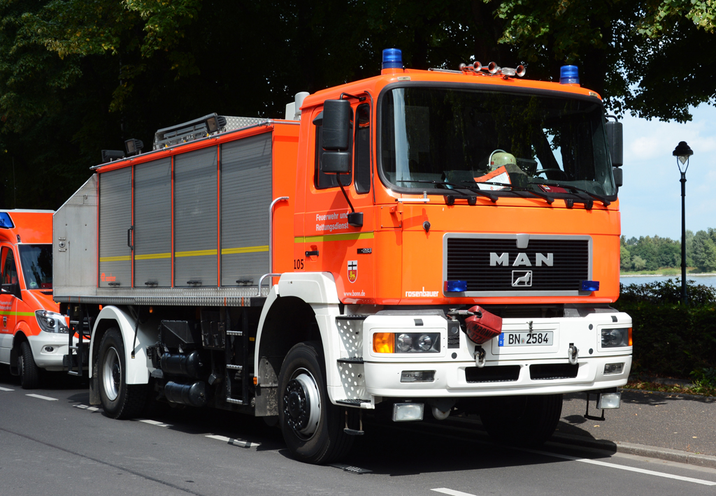 MAN 19.293 Rüstwagen (RW/S) der Feuerwehr Bonn - 07.08.2014