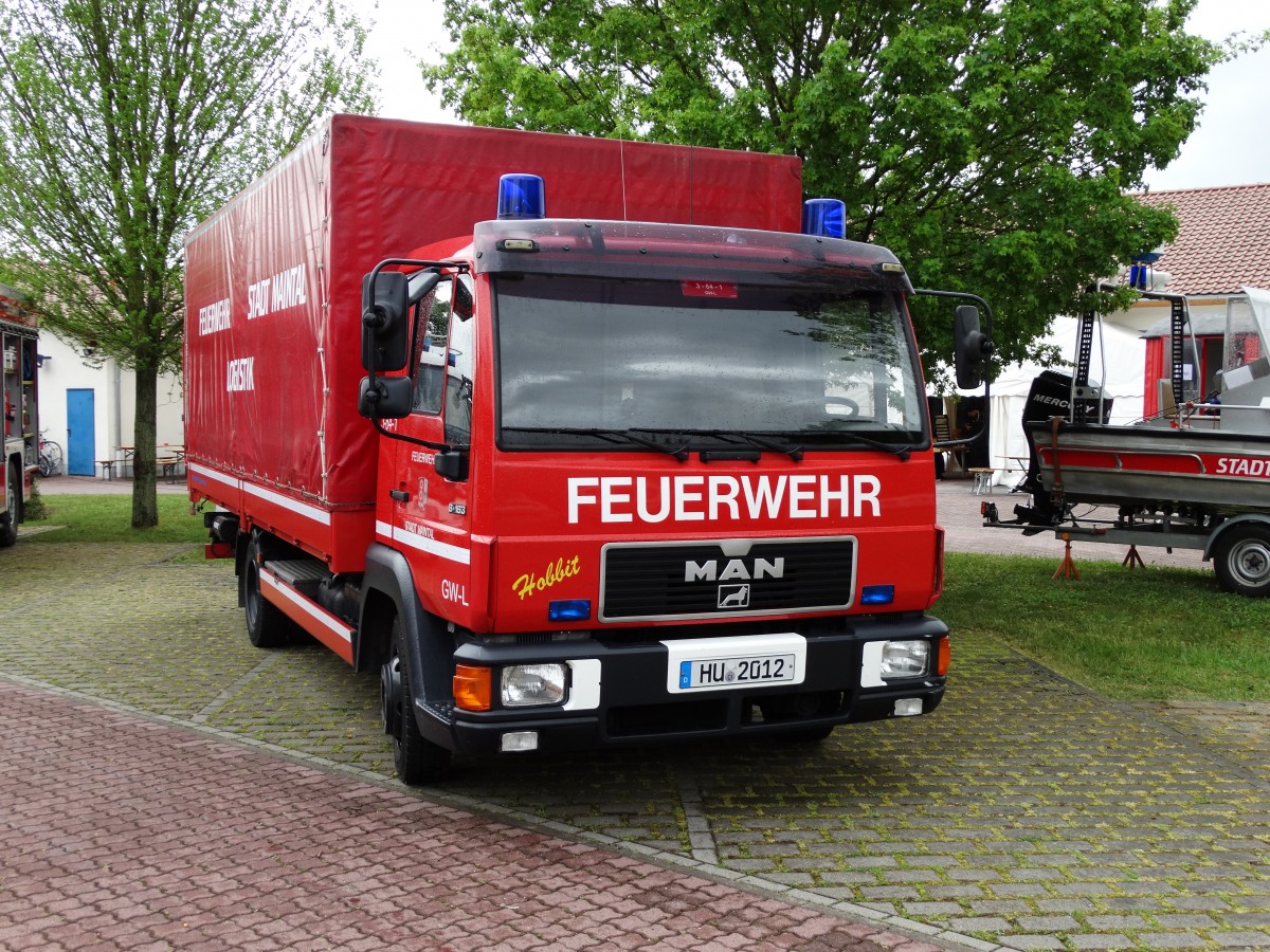 MAN Gerätewagen (Hobbit) (Florian Maintal 3-64-1) der Feuerwehr Maintal am 27.04.14