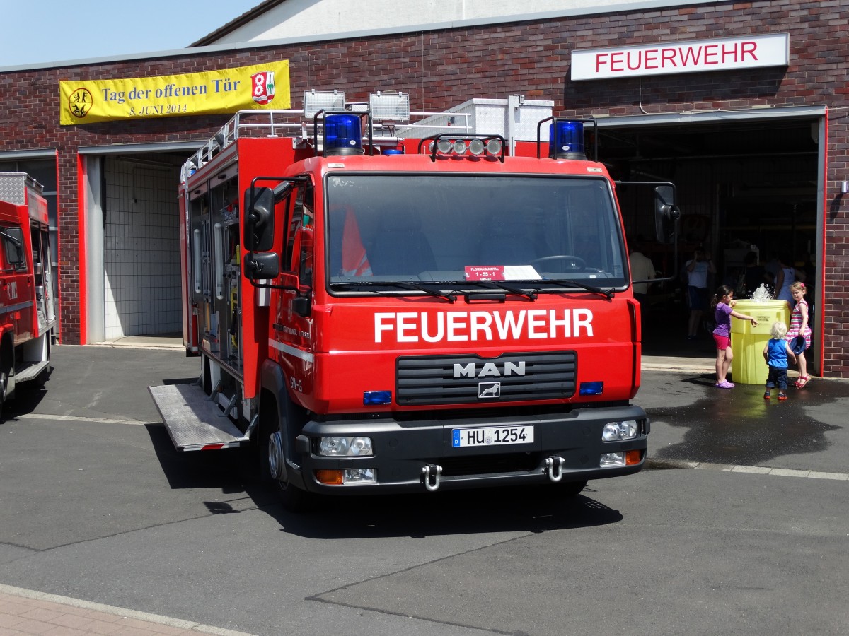 MAN GW-G (Florian Maintal 1-55-1) am Tag der Offenen Tür der Feuerwehr Maintal am 08.06.14  