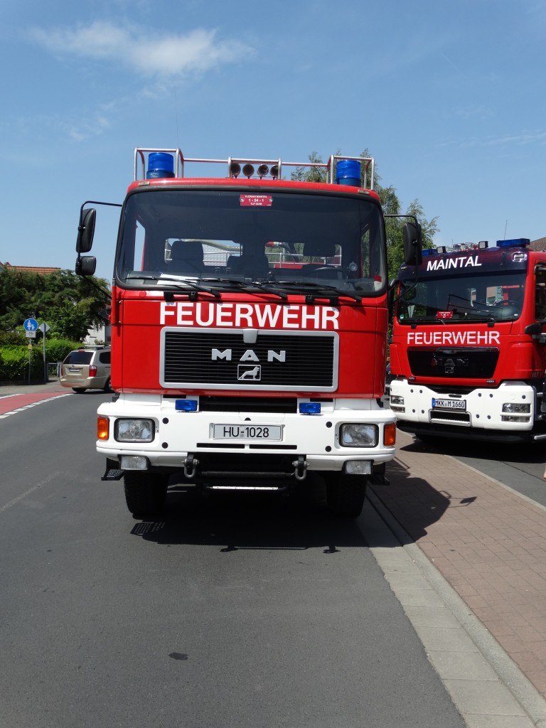 MAN TLF 24/48 (Florian Maintal 1-24-1) am 08.06.14 beim Tag der Offenen Tür der Feuerwehr Maintal