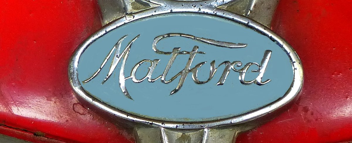 Matford, das Logo der franzsischen Automobilfirma, baute von 1934-40 PKW und LKW, Juli 2016