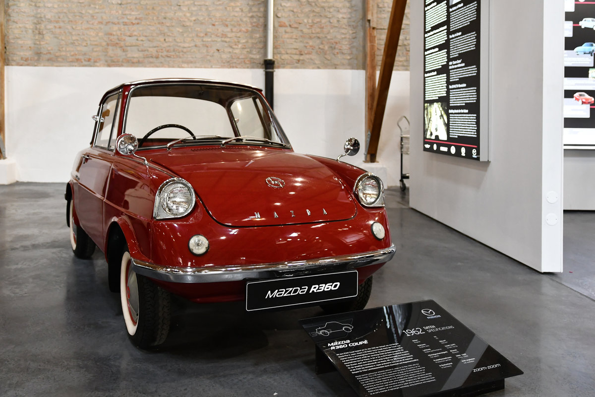 MAZDA R360, Mazda Classic Automobil Museum Frey, Wertachstr. 29b, 86153 Augsburg, 23.07.2017