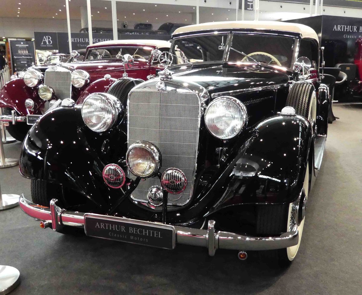 =MB 320 Cabriolet, Bj. 1939, konnte bei den Retro Classics Stuttgart im März 2017 geordert werden