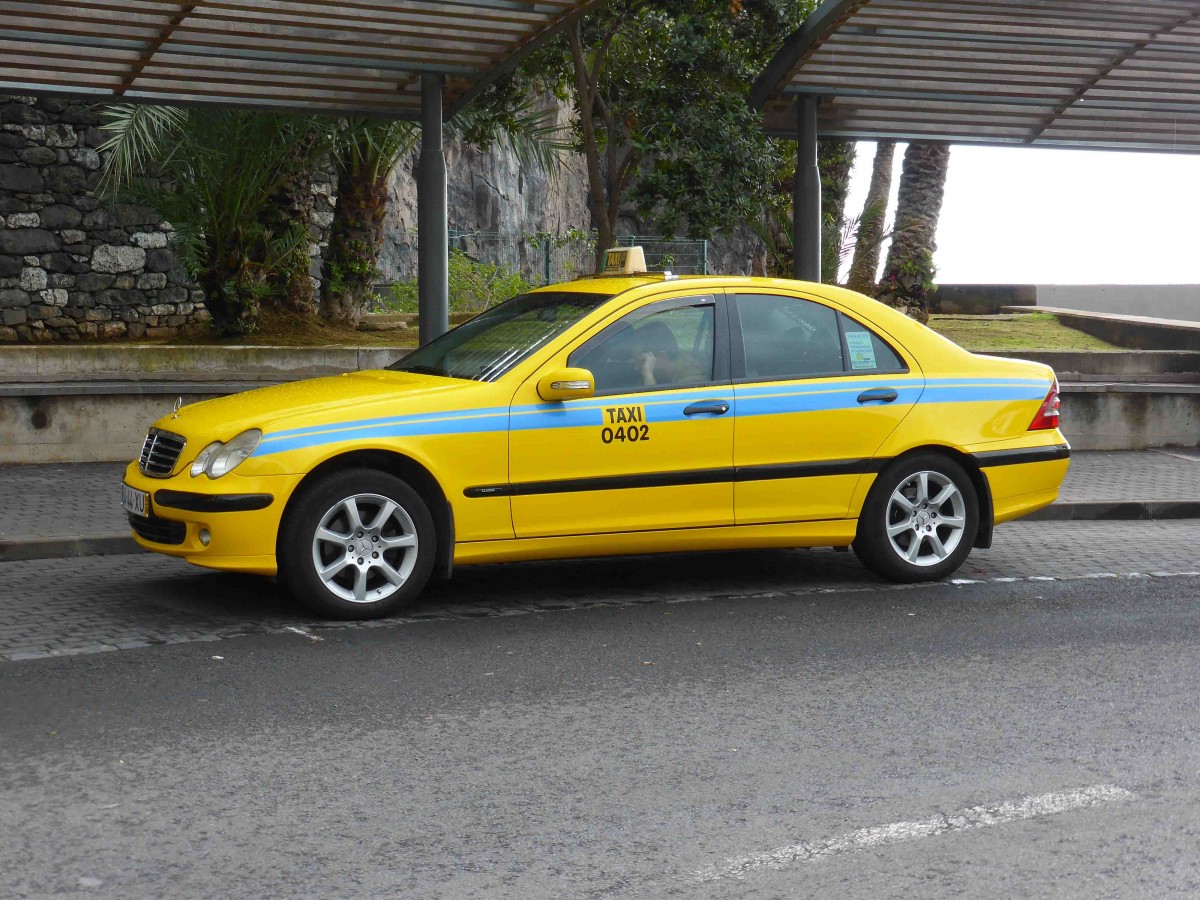 MB als Taxi auf Ponta do Sol/Madeira im März 2015