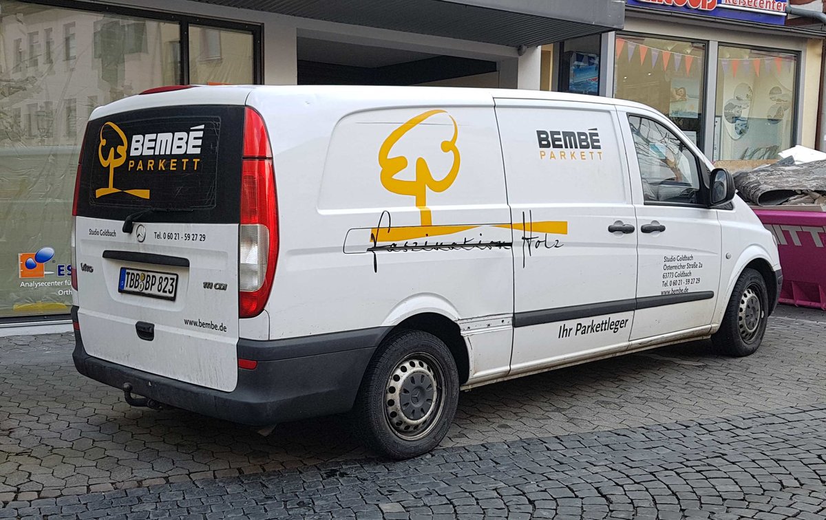 =MB Vito der Firma BEMPE sreht im März 2021 in Hünfeld