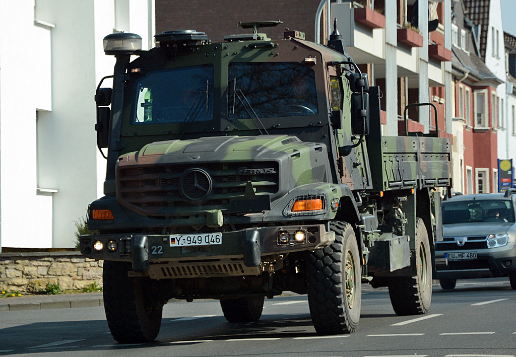 MB Zetros 5 t gl mit geschütztem Fahrerhaus in Euskirchen - 27.03.2014