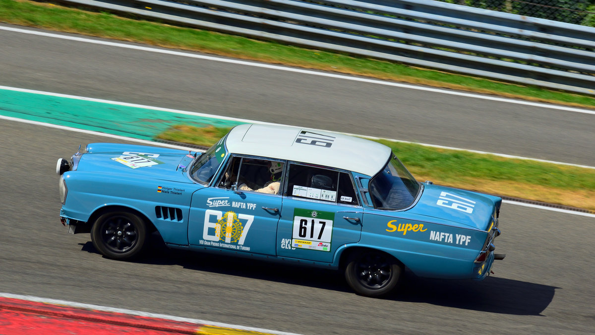 Mercedes 300 SE Heckflosse (W112), A Gentle Drivers Trophy am 15.07.2018 beim Youngtimer Festival in Spa Francorchamps 